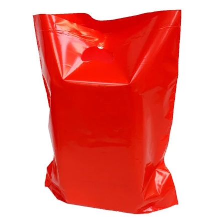红色聚乙烯四指包装袋