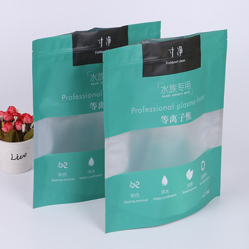 水族专用自立自封包装袋 铝箔包装袋透明镂空袋
