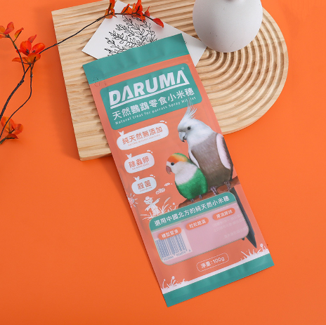 定制宠物食品包装袋 天然杀菌鹦鹉鸟小动物零食铝箔拉链袋