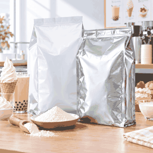 餐饮级冰淇淋粉/奶盖粉风琴袋 1kg-5kg大容量防潮防爆加厚复合袋