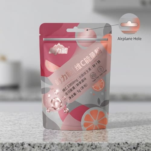 触感油局部光油高档粉剂袋 燕窝粉/胶原