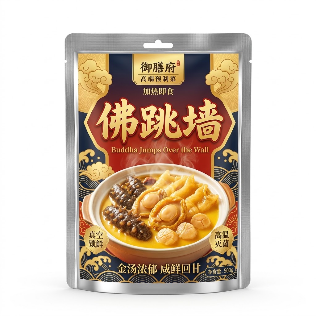 佛跳墙铝箔蒸煮袋_高端预制菜高阻隔锁香蒸煮真空袋厂家