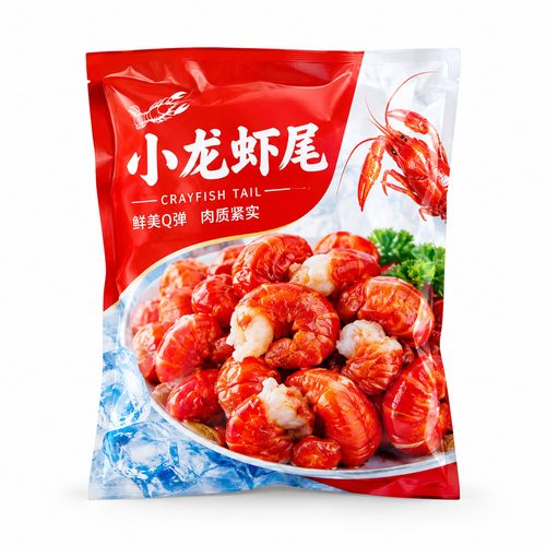 小龙虾尾冷冻预制菜袋 速冻水产预制菜耐低温抗脆裂袋