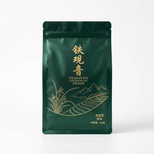 铁观音茶叶包装袋_真空三边封镀铝袋厂家_乌龙茶包装彩印定做