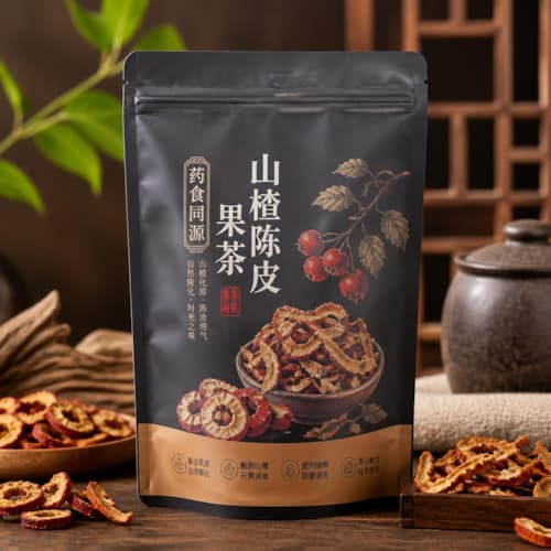 山楂陈皮果茶包装袋 哑光膜拉链袋镀铝袋