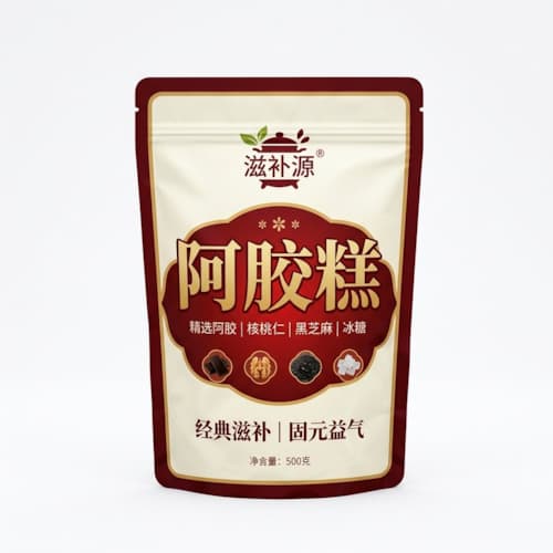 阿胶糕复合包装袋 自立拉链铝箔袋 防潮阿胶食品袋彩印定做