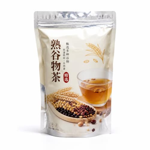 熟谷物茶真空包装袋 镀铝自立袋复合袋 保鲜谷物茶包装彩印定做