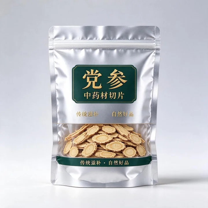 党参中药材包装袋 自立拉链铝箔袋 食品级中药饮片包装彩印定做