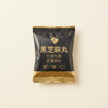 黑芝麻丸独立铝箔袋 中封镀铝小袋 丸剂