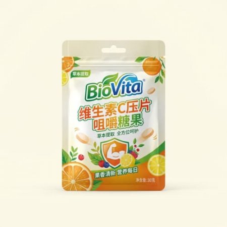 压片糖果保健食品包装袋 镀铝复合自封袋