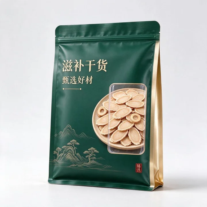 滋补品礼盒内包装袋 铝箔开窗复合袋 礼