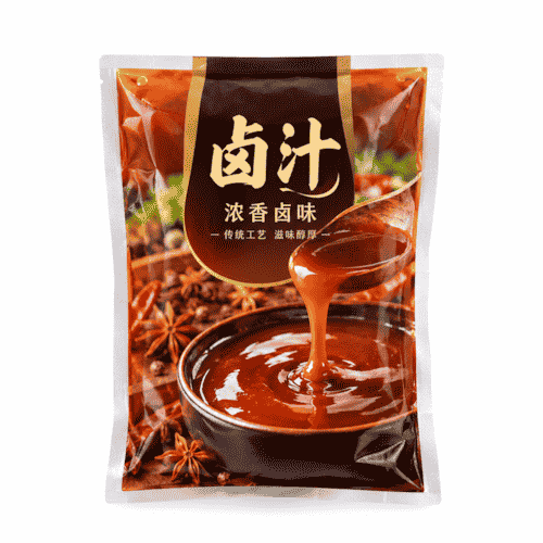 卤汁调味袋 卤制汤汁耐 121℃高温蒸煮防渗漏复合袋