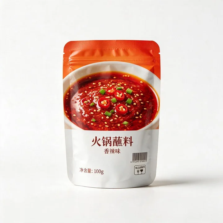火锅蘸料包装袋 复合蘸料耐油脂防渗漏彩印自立复合袋