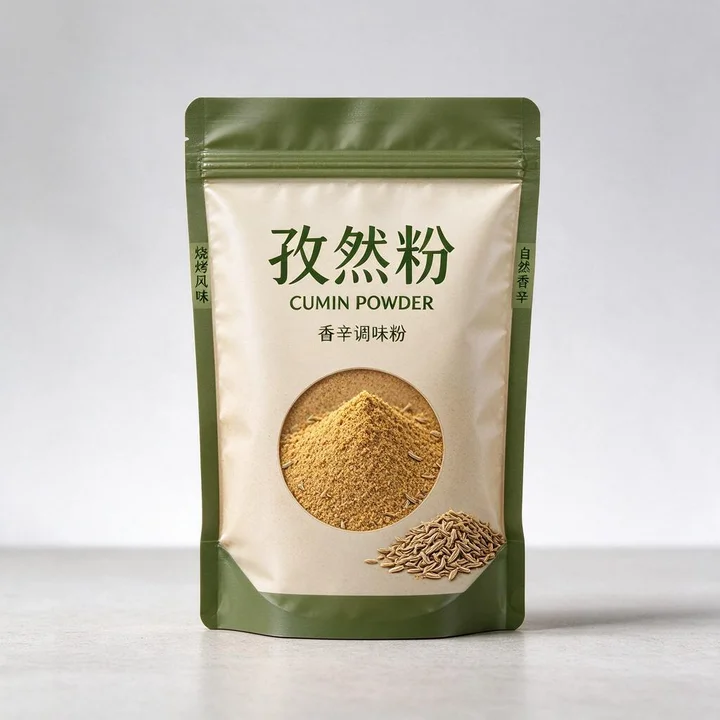 孜然粉包装袋 孜然调味粉高阻隔避光自立拉链包装袋