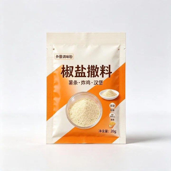 撒料粉包装袋 食品外撒调味粉防粉尘三边封复合袋