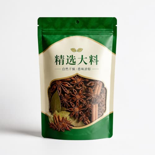 香辛料颗粒包装袋 大料颗粒耐穿刺开窗彩印自立袋
