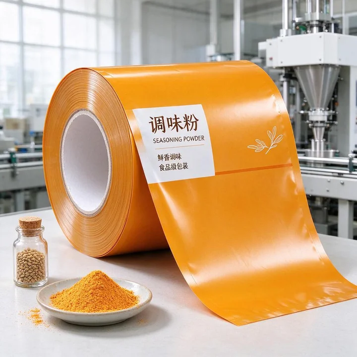 调味粉自动包装卷膜 调味粉末全自动机包复合包装膜