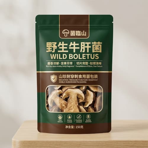 牛肝菌包装袋 牛肝菌山珍耐穿刺食用菌包装