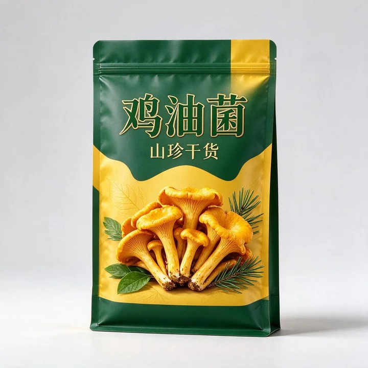鸡油菌包装袋 鸡油菌山珍干货袋