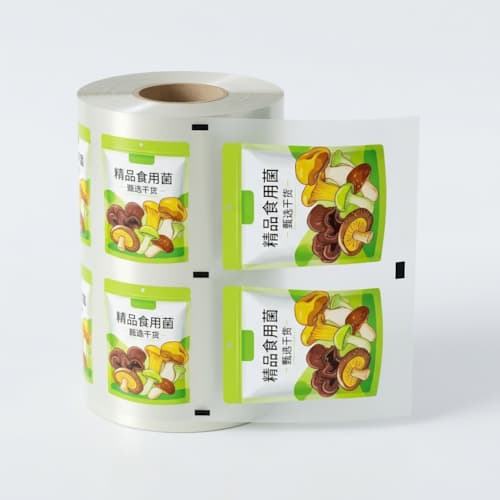 菌菇自动包装卷膜 食用菌干货全自动灌装复合包装膜