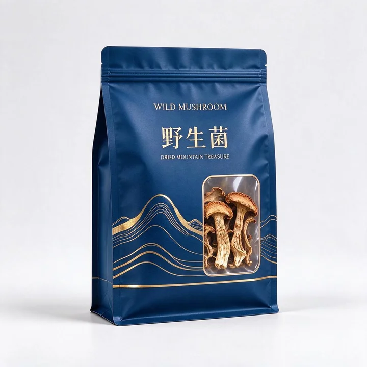 野生菌干货包装袋 野生食用菌避光防潮高