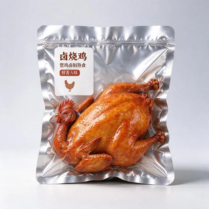 烧鸡包装袋 卤烧鸡熟食高温蒸煮保鲜真空包装袋