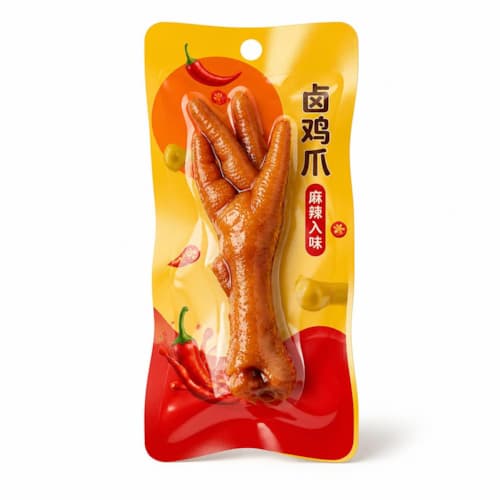 卤鸡爪真空袋 卤凤爪肉制品小包装高温蒸煮袋