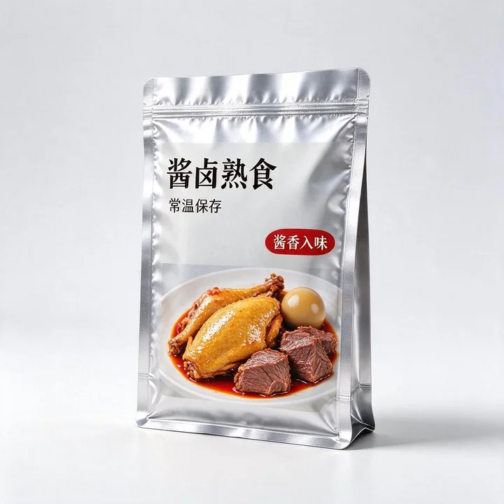 熟食铝箔蒸煮袋 肉制品高温灭菌避光铝箔