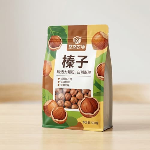 榛子避光包装袋 坚果炒货高阻隔防氧化彩