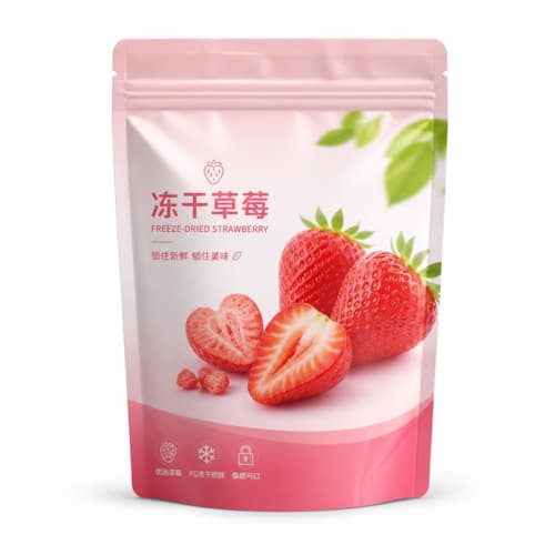 冻干草莓包装袋 冻干果蔬脆高阻隔防碎避光复合袋