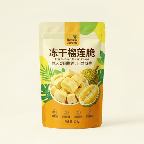 冻干榴莲包装袋 冻干榴莲粉果干高阻隔锁香包装袋