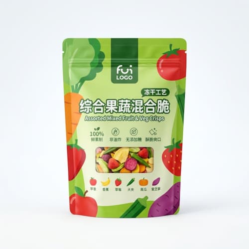 冻干果蔬混合脆片包装袋 综合果蔬脆充氮保鲜复合袋