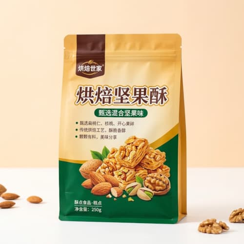 坚果酥包装袋（坚果烘焙酥防油耐穿刺八