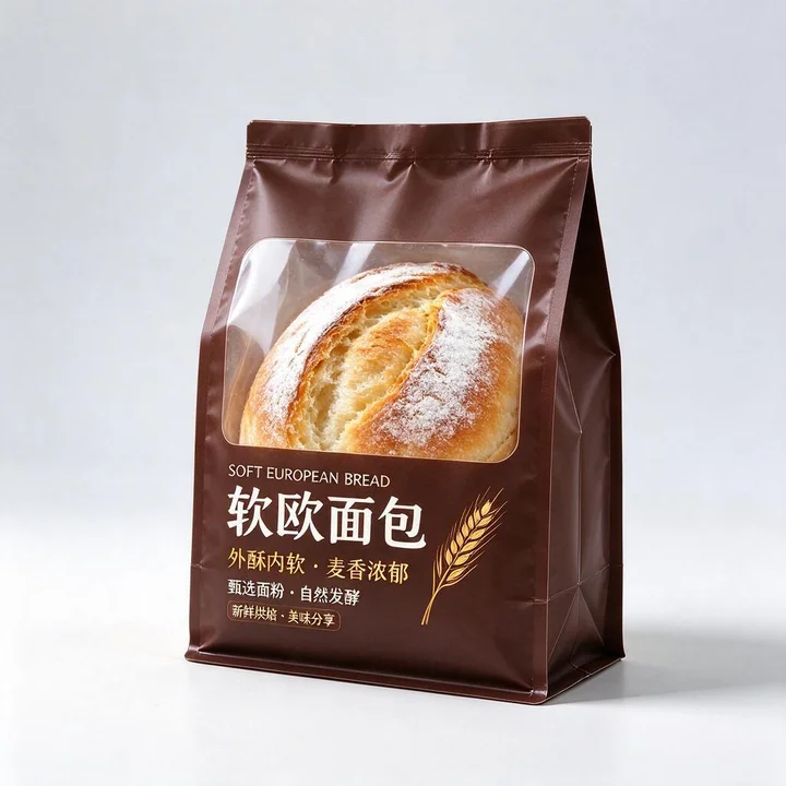 欧包防油袋（软欧面包耐油脂保湿开窗自