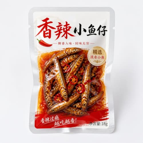 小鱼干包装袋（淡水小鱼仔耐油三边封独