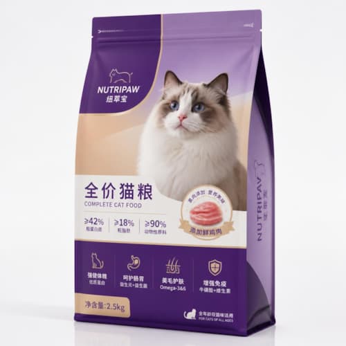 猫粮包装袋（宠物主粮防潮避光八边封自