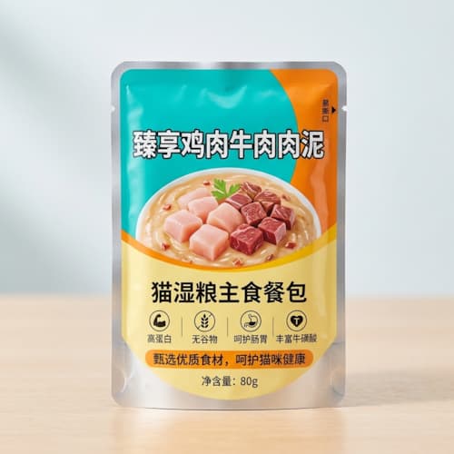 宠物湿粮铝箔袋（宠物餐包肉泥高阻隔锁