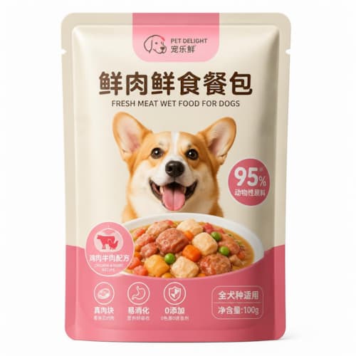 犬用鲜肉餐包袋（狗狗鲜食湿粮耐汤汁防