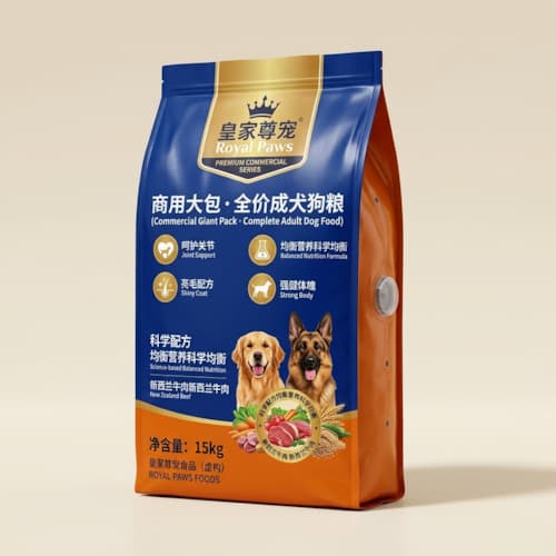 宠物粮大包装阀口袋（商用大袋宠物粮排