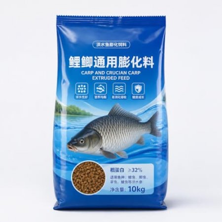 鱼饲料包装袋（淡水鱼膨化饲料耐摩擦彩印复合袋）
