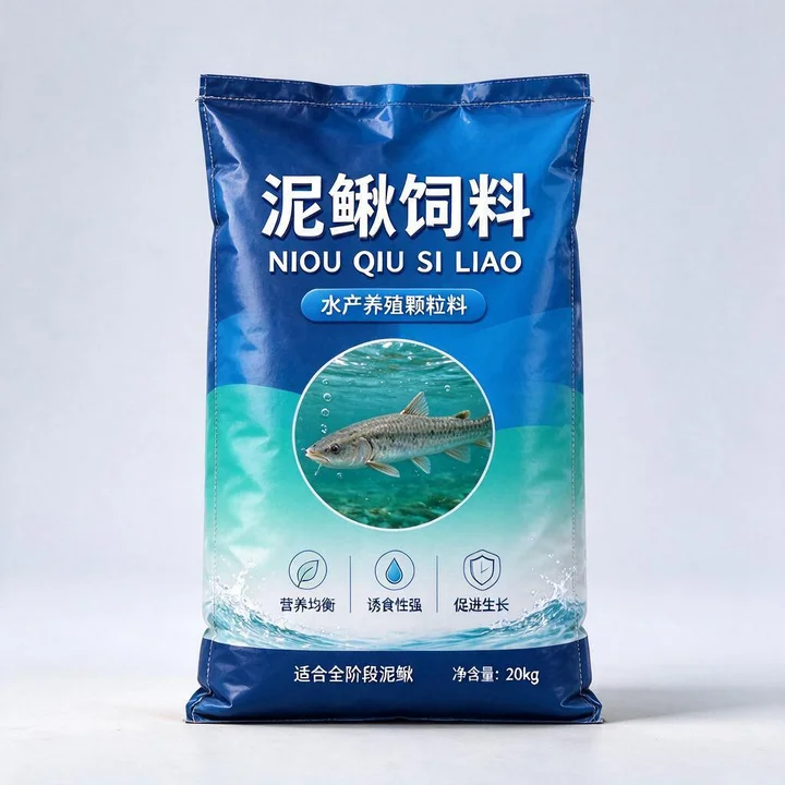 泥鳅饲料包装袋（水产养殖颗粒料耐摔重膜饲料袋）