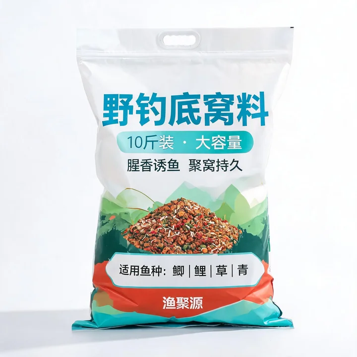 打窝料包装袋（底窝料大容量耐摔彩印阀口袋）