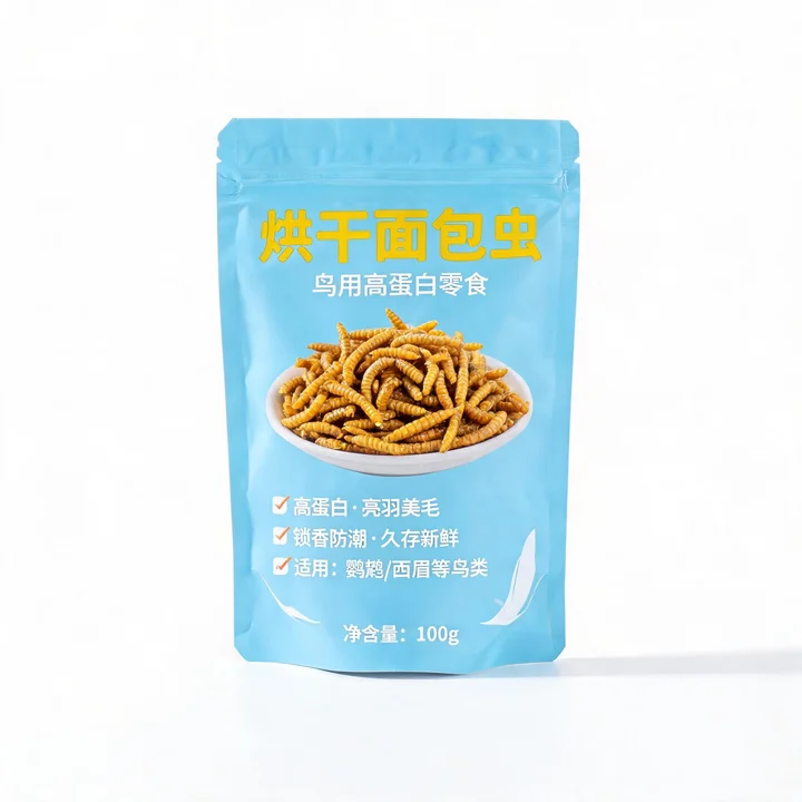 鸟零食面包虫包装袋（烘干面包虫鸟零食