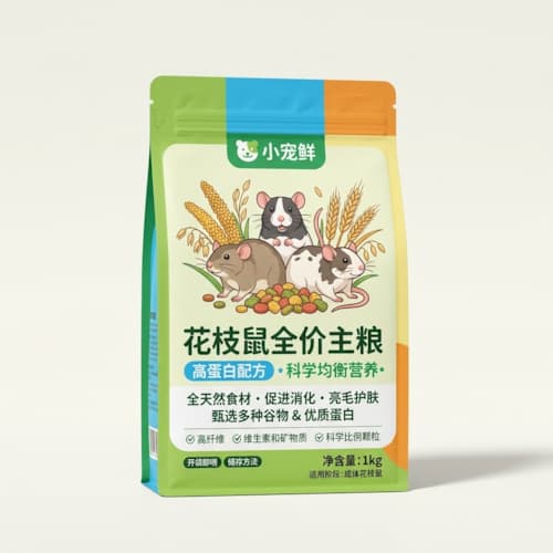 花枝鼠粮包装袋（花枝鼠主粮耐挤压高阻隔复合包装袋）