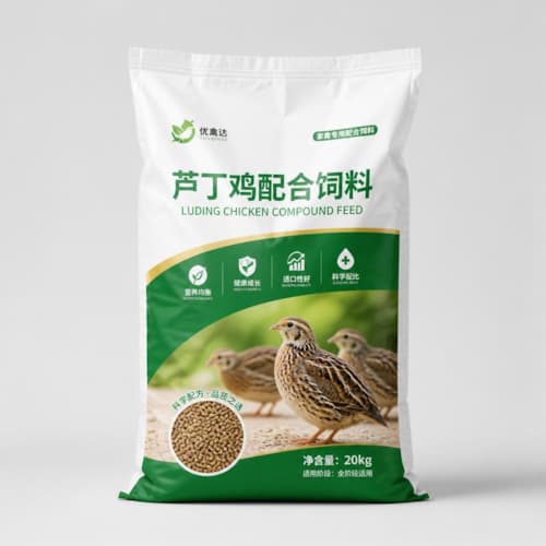 芦丁鸡饲料包装袋（芦丁鸡养殖颗粒料大容量重膜袋）