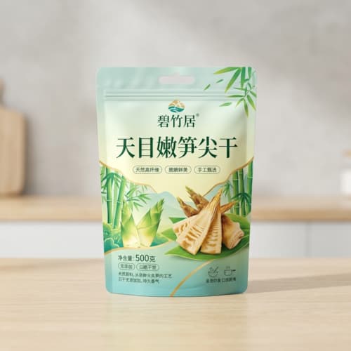 笋尖干复合袋（嫩笋干货长效防潮密封自立包装袋）
