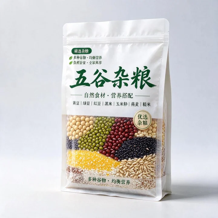 杂粮自动包装卷膜（五谷杂粮全自动灌装复合包装膜）
