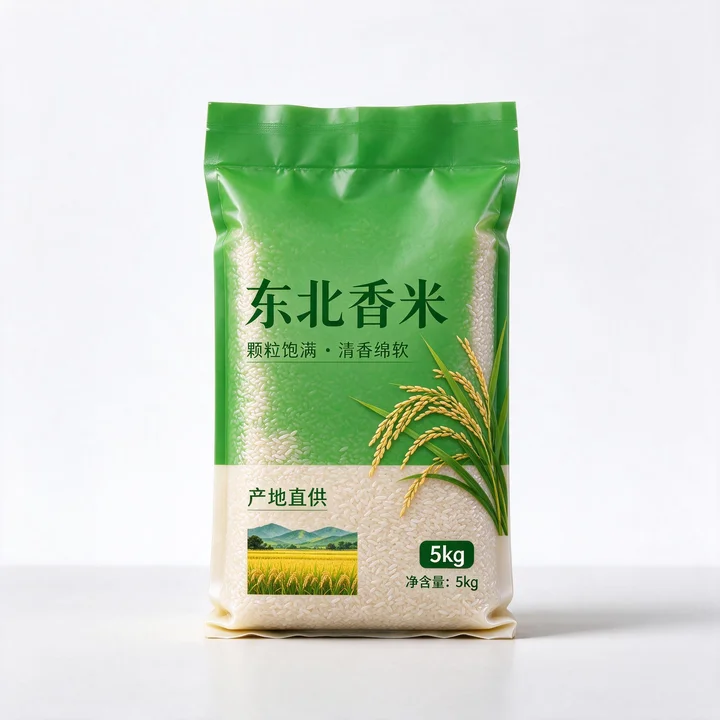 大米真空包装袋 稻米抽真空隔氧防虫保鲜复合包装袋