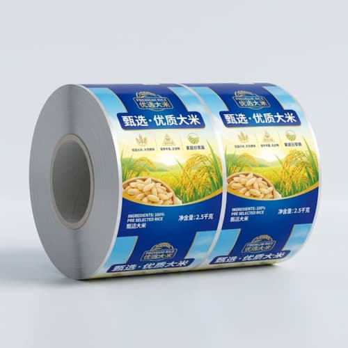 大米自动包装卷膜 大米全自动真空灌装复合膜