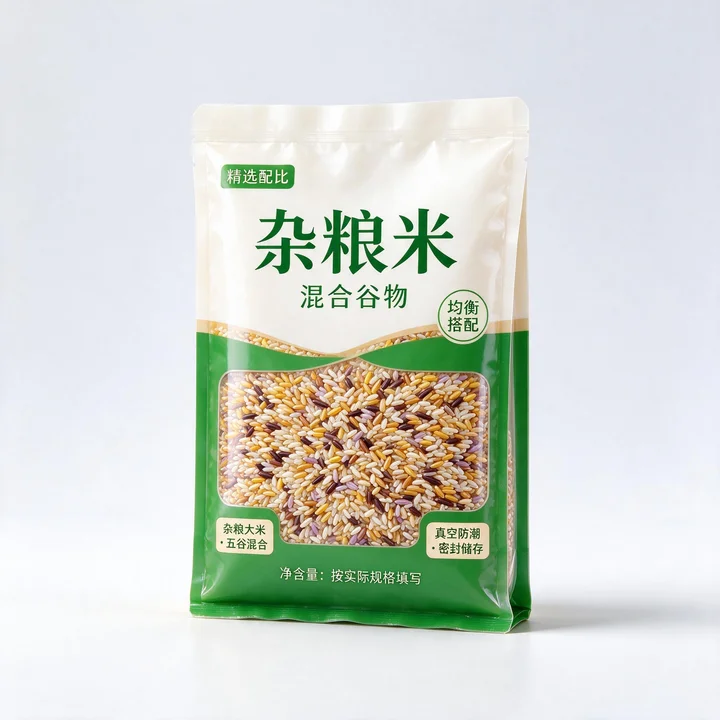 杂粮米真空袋 杂粮混合大米抽真空防潮保